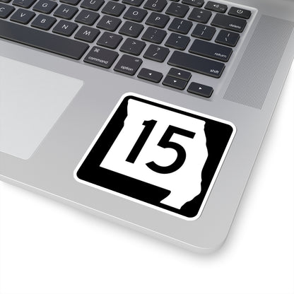 MO-15 (Missouri) (Road Sign) STICKER Vinyl Kiss-Cut Decal