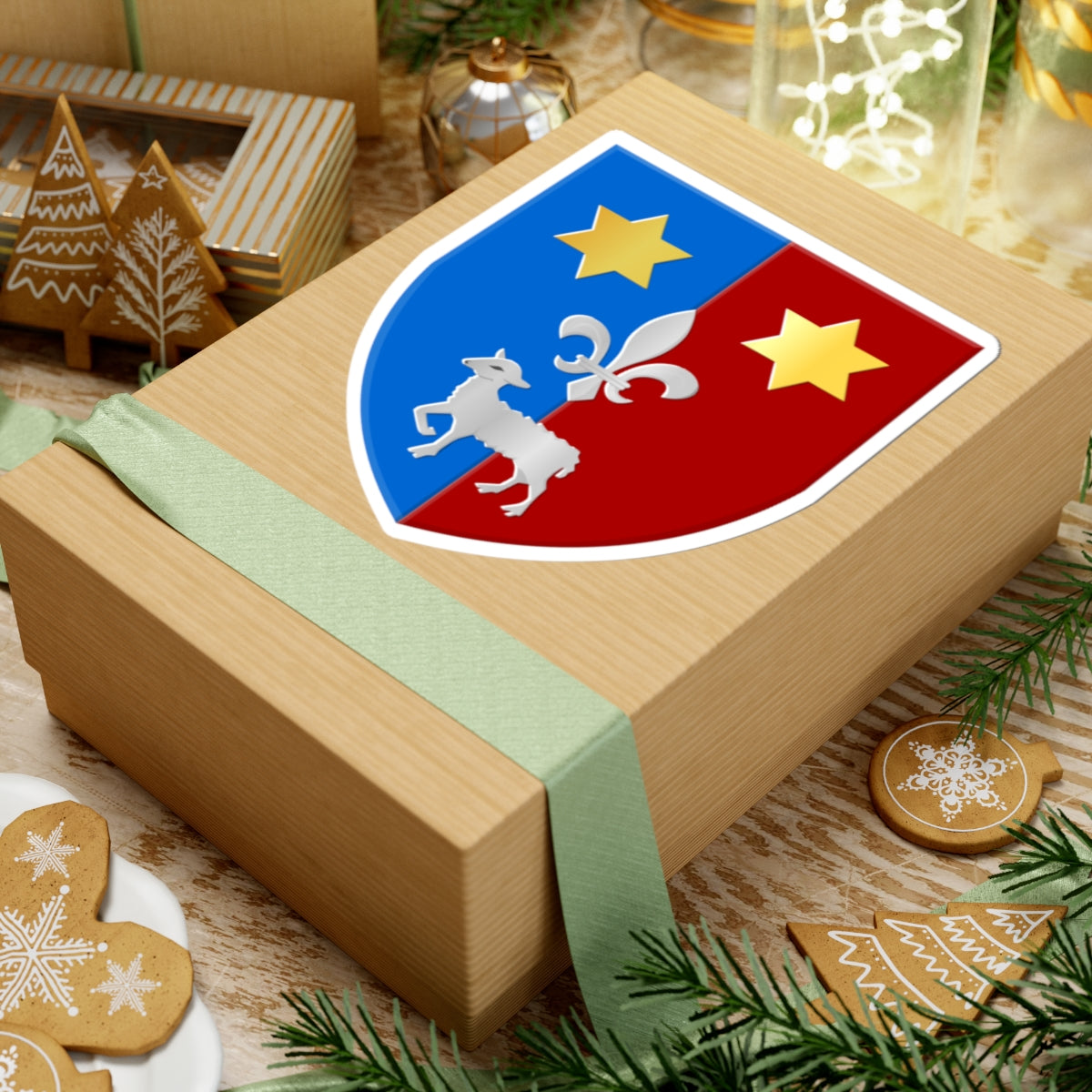 Baard wapen (Netherlands) (Coat of Arms) STICKER Vinyl Kiss-Cut Decal