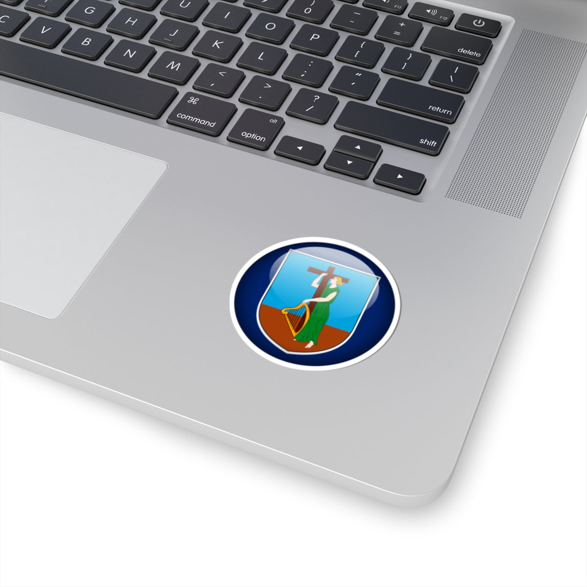 Flag orb Montserrat (United Kingdom) STICKER Vinyl Kiss-Cut Decal
