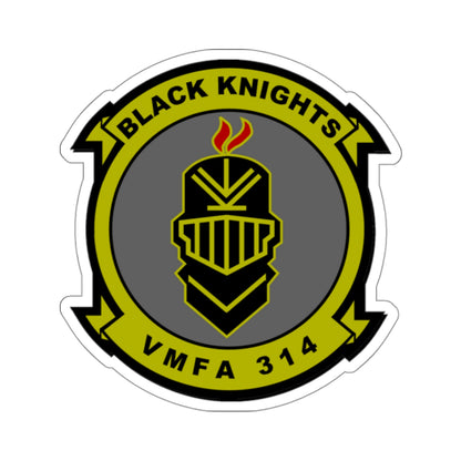 VMFA 314 Marine Fighter Attack Squadron 314 Black Knights (USMC) STICKER Vinyl Kiss-Cut Decal