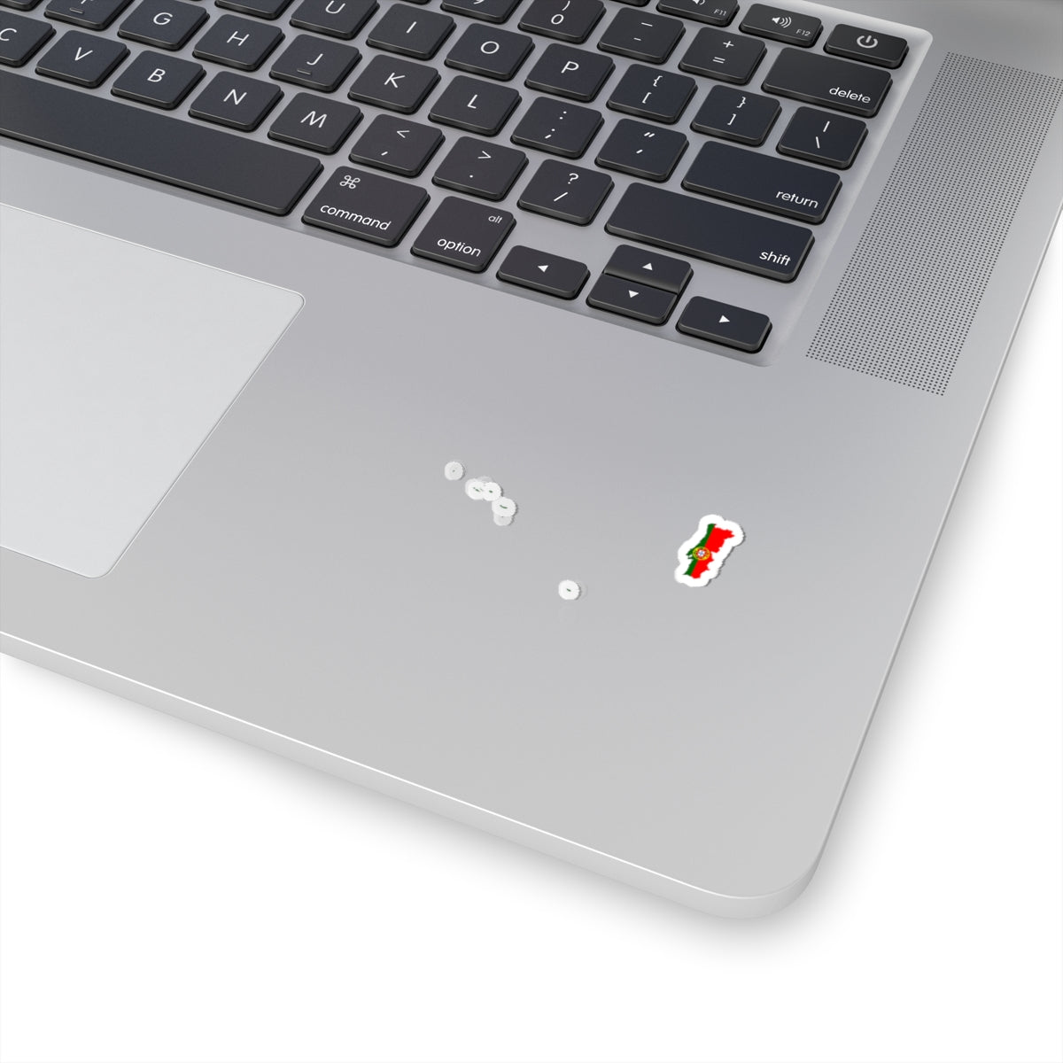 Flag-map of Portugal  Azores  Madeira (Portugal) STICKER Vinyl Kiss-Cut Decal