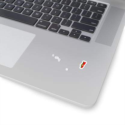Flag-map of Portugal  Azores  Madeira (Portugal) STICKER Vinyl Kiss-Cut Decal