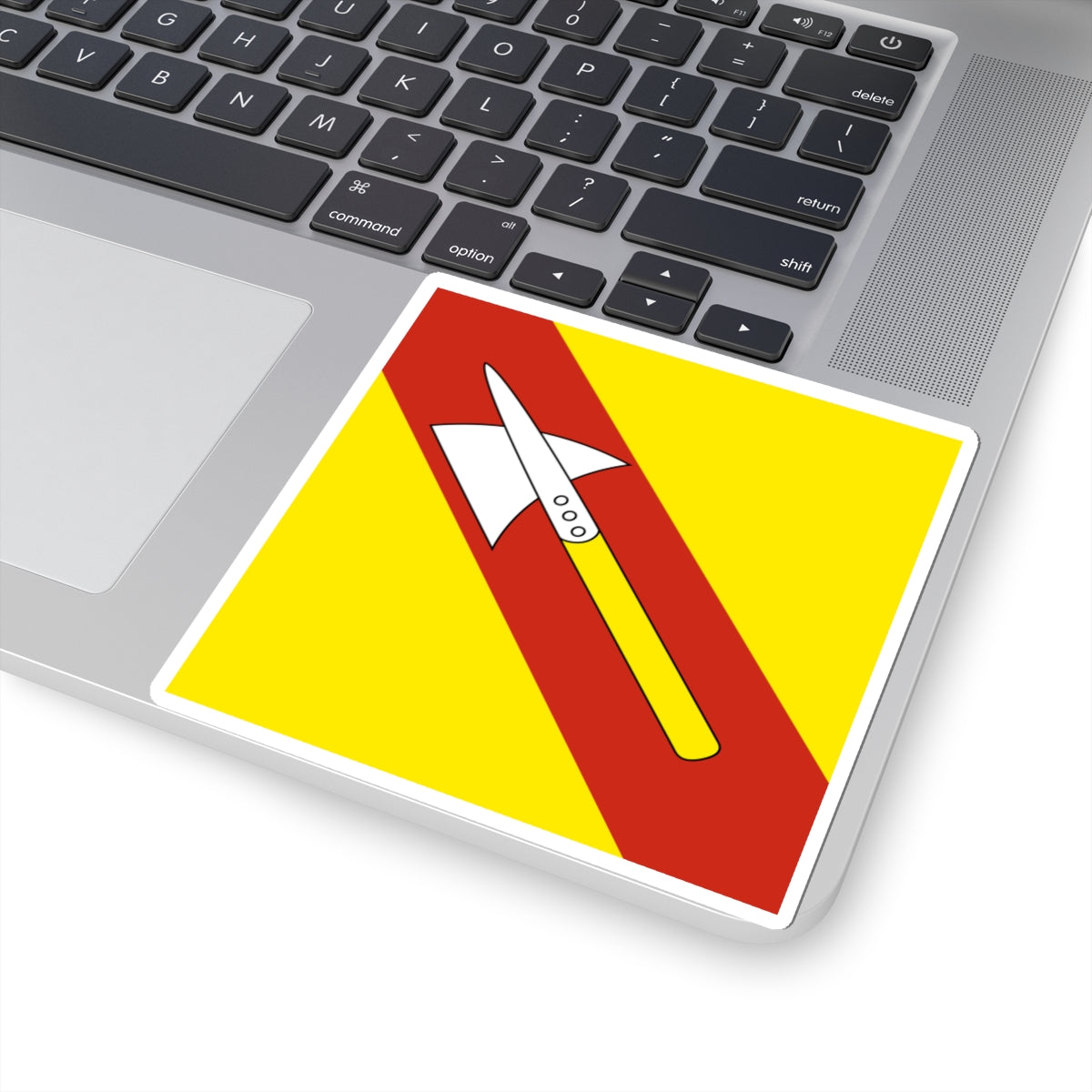CHE Schlatt-Haslen Flag (Switzerland) STICKER Vinyl Kiss-Cut Decal