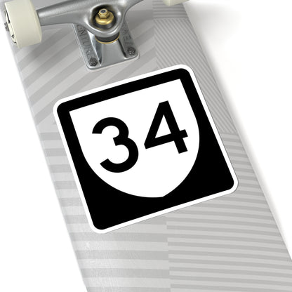 PR urban primary 34 (Puerto Rico) (Road Sign) STICKER Vinyl Kiss-Cut Decal
