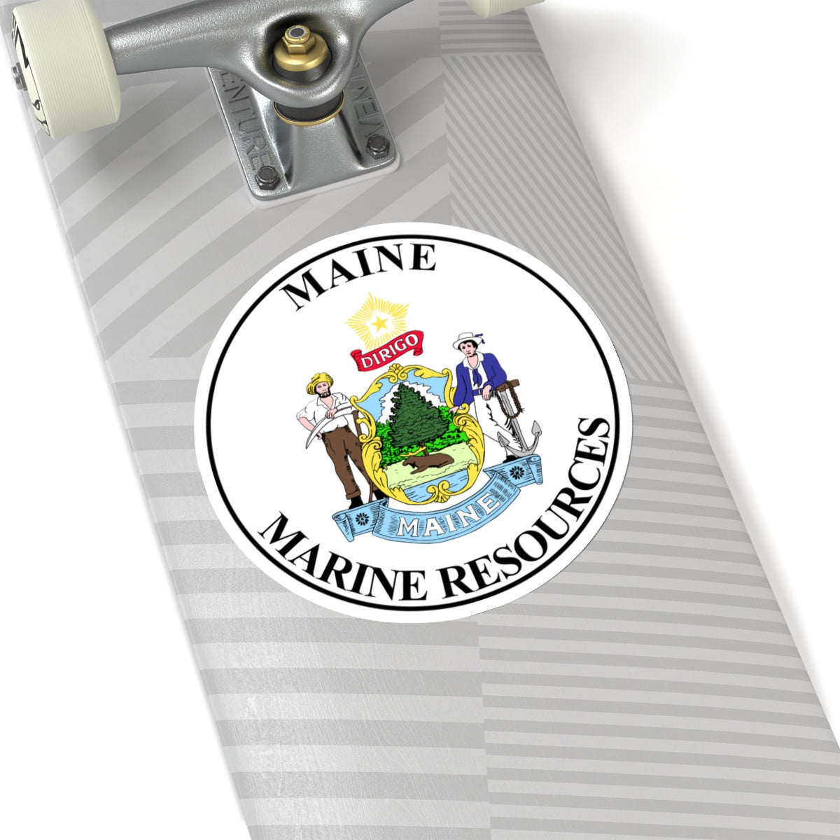 Maine Department of Marine Resources - STICKER Vinyl Kiss-Cut Decal