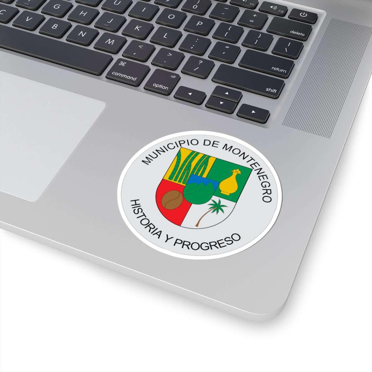 Escudo de Montenegro Quindío (Colombia) (Coat of Arms) STICKER Vinyl Kiss-Cut Decal
