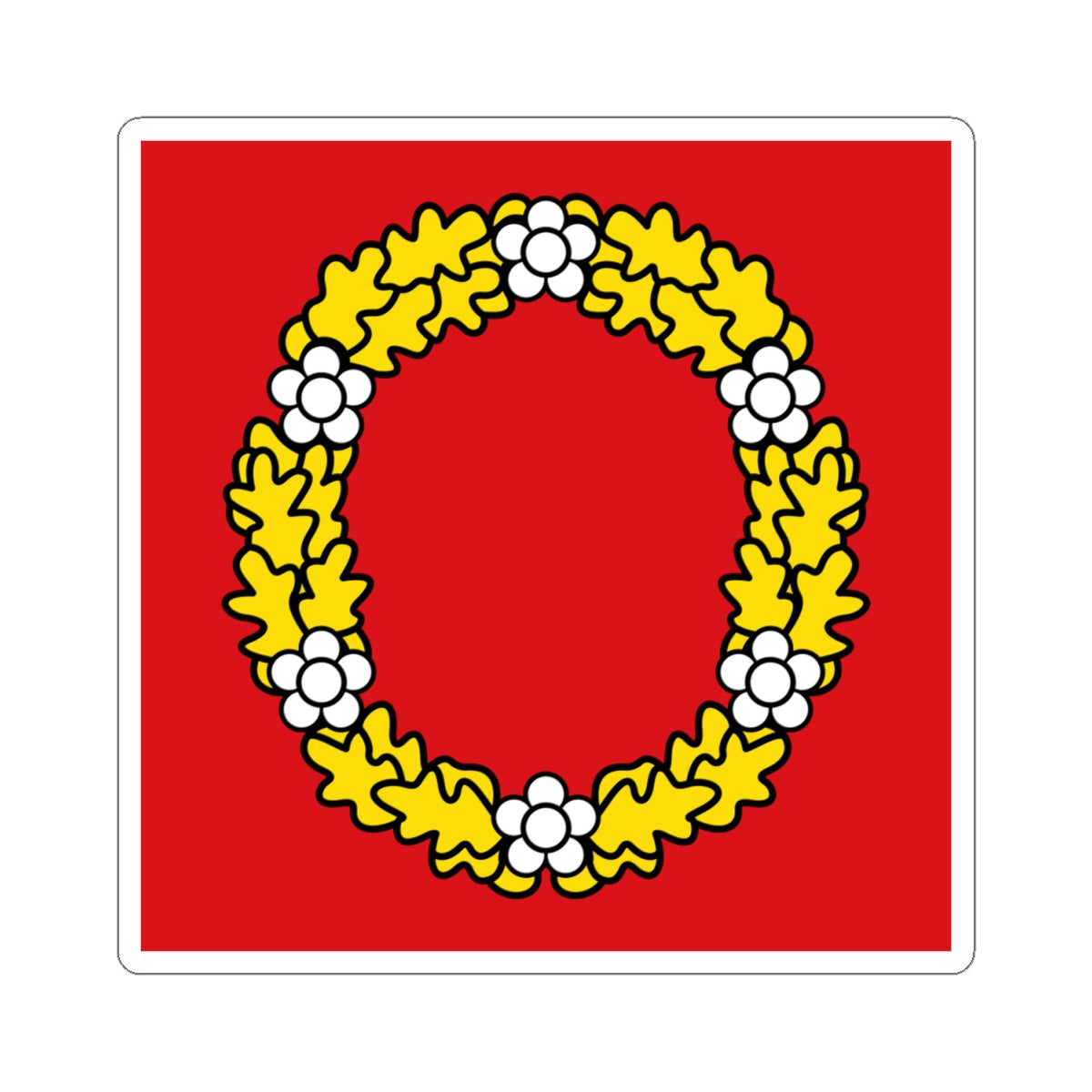 CHE Schonengrund Flag (Switzerland) STICKER Vinyl Kiss-Cut Decal