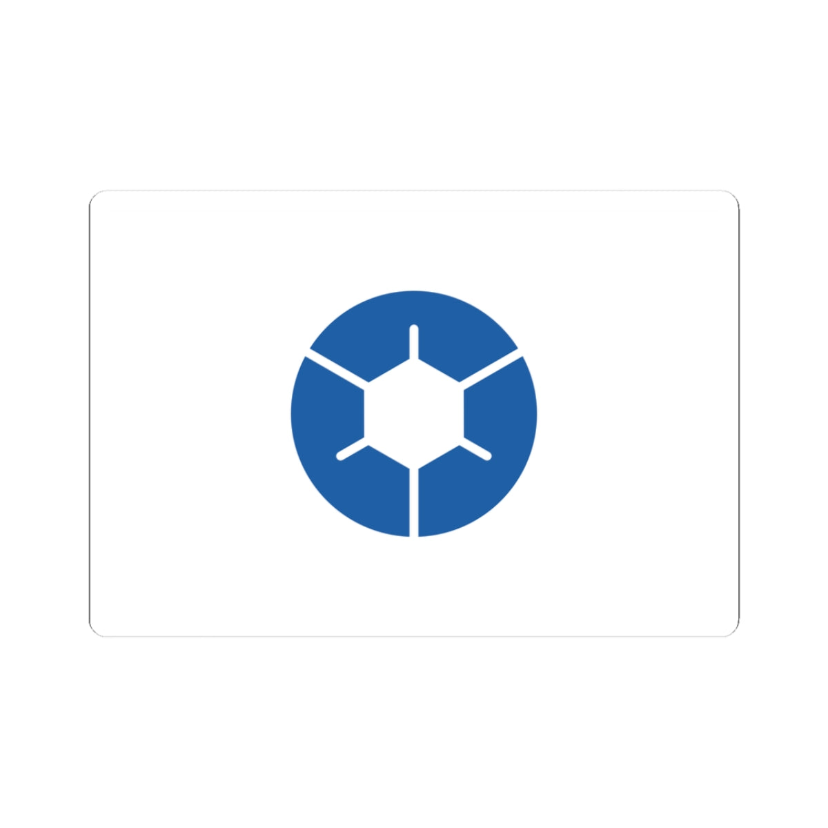 Flag of Marugame Kagawa (Japan) STICKER Vinyl Kiss-Cut Decal