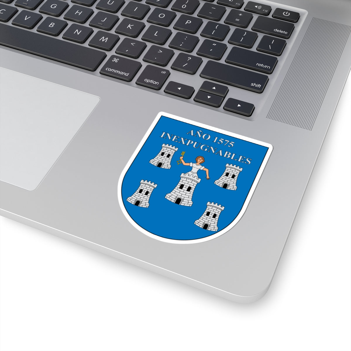 Escudo de Allo (Spain) (Coat of Arms) STICKER Vinyl Kiss-Cut Decal