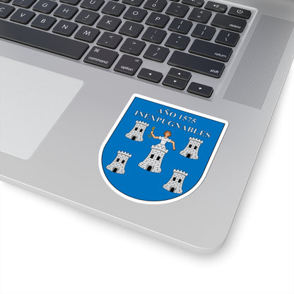 Escudo de Allo (Spain) (Coat of Arms) STICKER Vinyl Kiss-Cut Decal