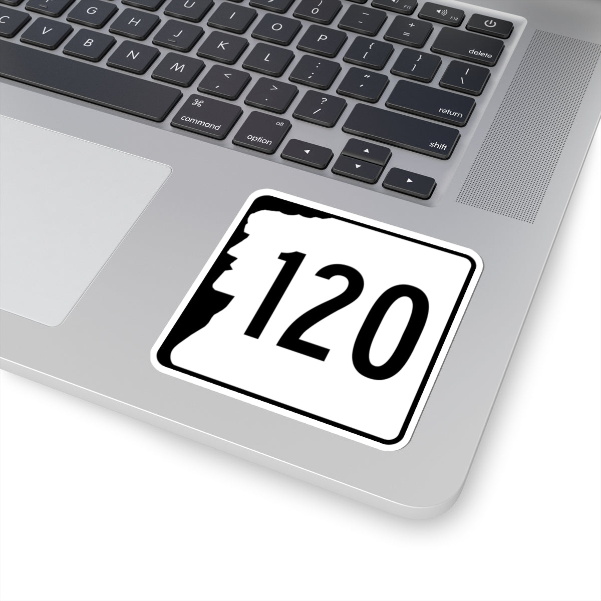 NH Route 120 (New Hampshire) (Road Sign) STICKER Vinyl Kiss-Cut Decal