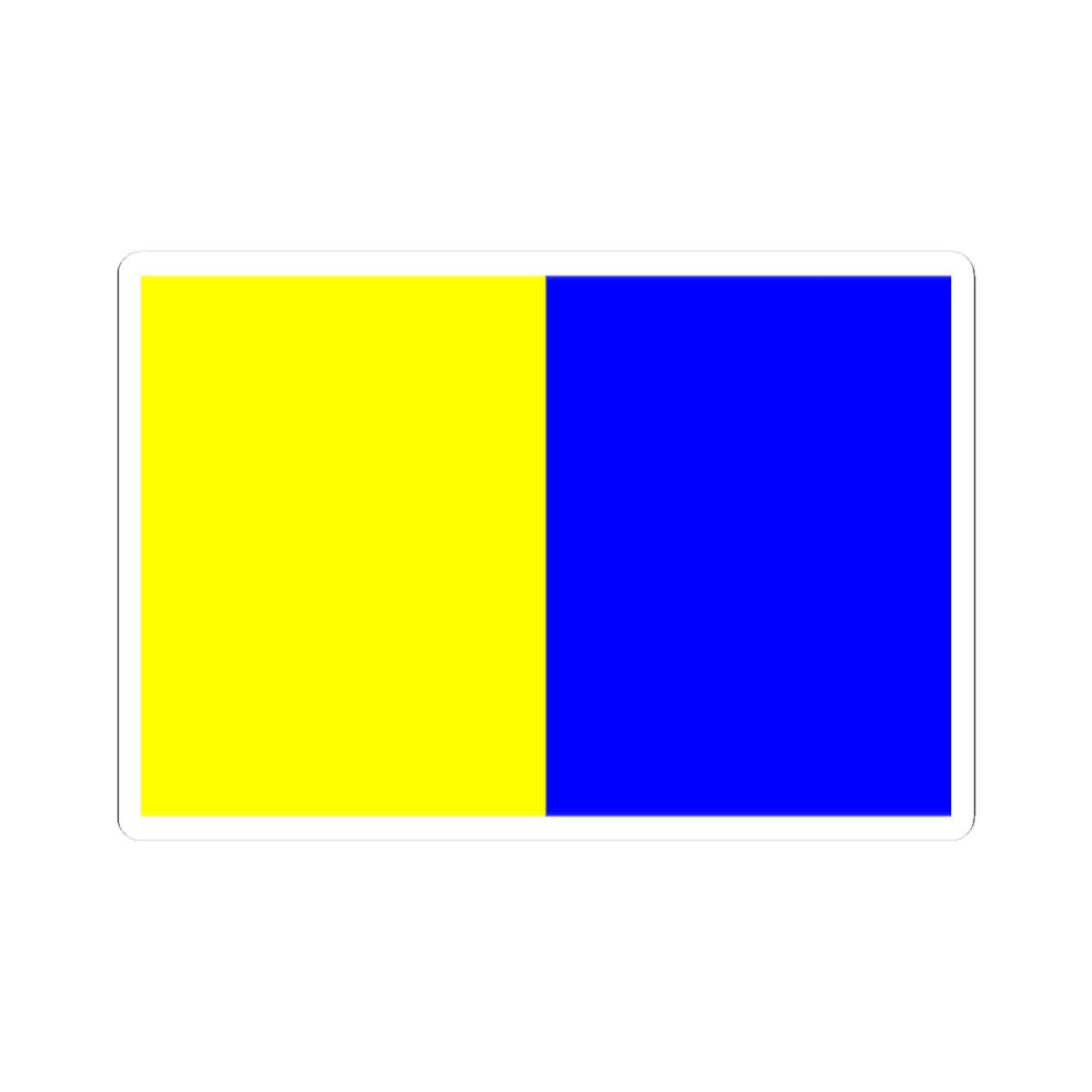 Flag of Montlucon (France) STICKER Vinyl Kiss-Cut Decal