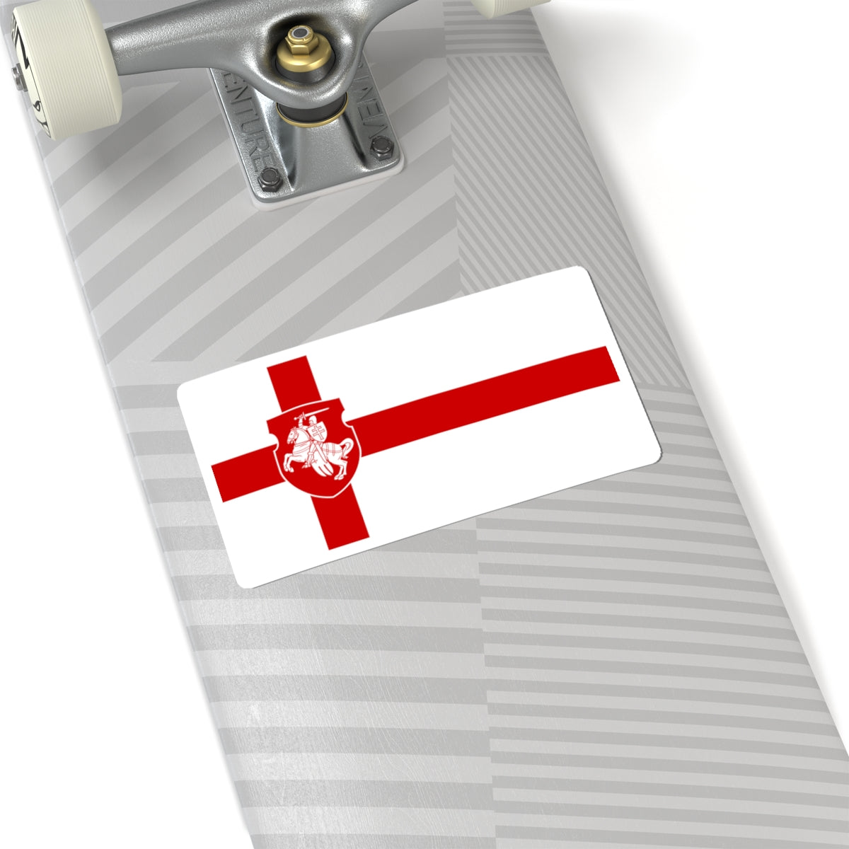Proposed flag of Belarus 1992 (Belarus) (Coat of Arms) STICKER Vinyl Kiss-Cut Decal