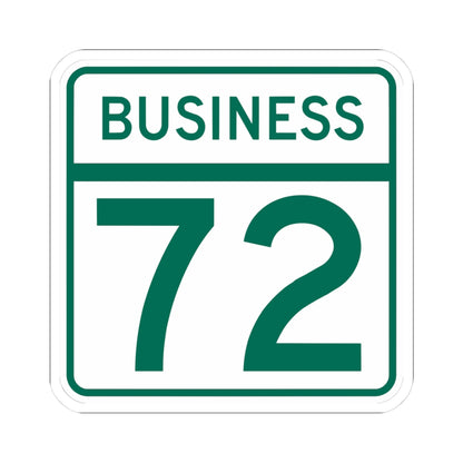 MD Route 72 Business (Maryland) (Road Sign) STICKER Vinyl Kiss-Cut Decal