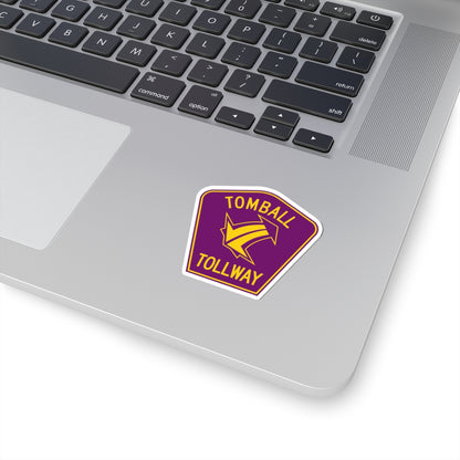 Tomball Tollway (Texas) (Road Sign) STICKER Vinyl Kiss-Cut Decal