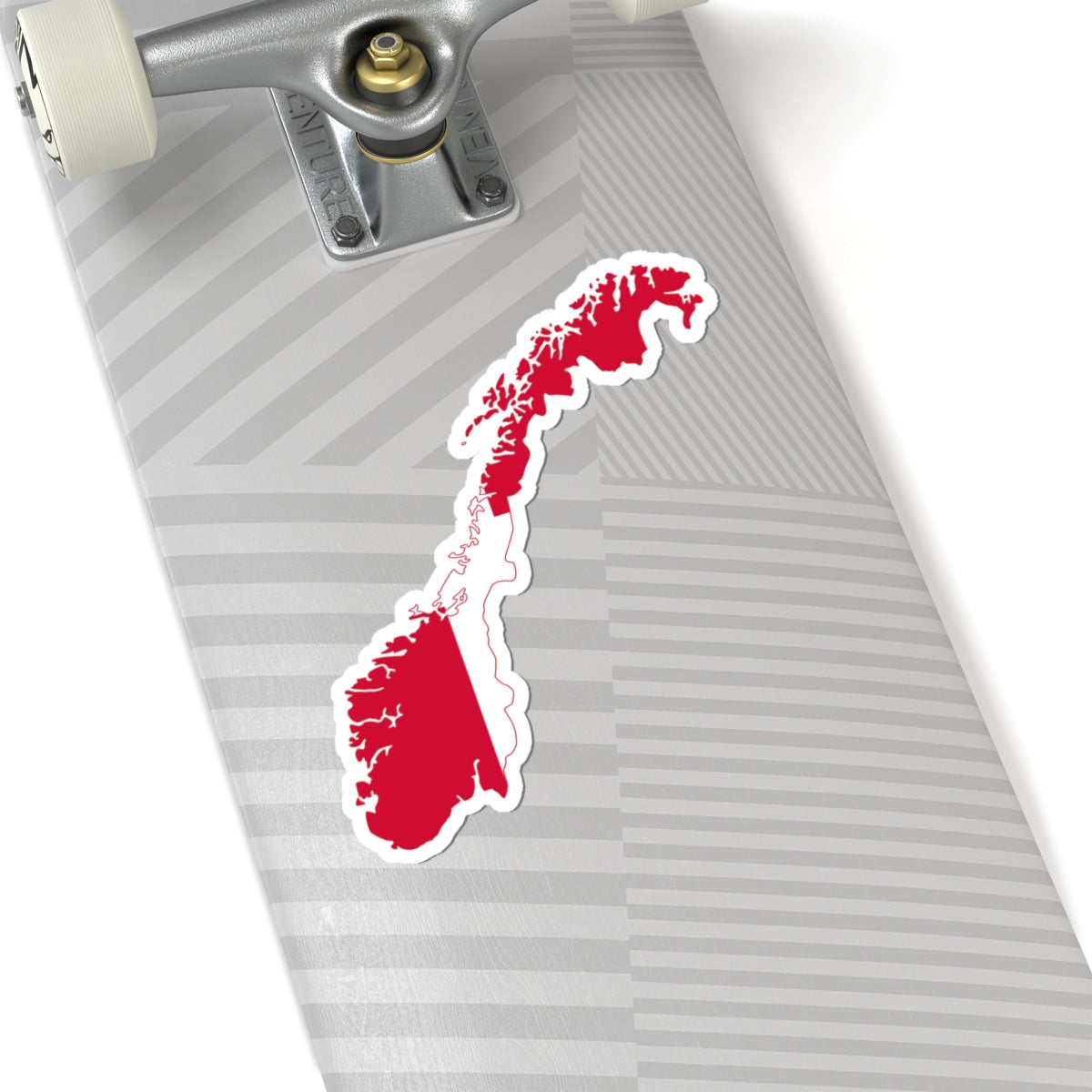 Flag-map of Norway 1814-1821 (Norway) STICKER Vinyl Kiss-Cut Decal