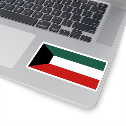 Flag of Kuwait Variant (Kuwait) STICKER Vinyl Kiss-Cut Decal