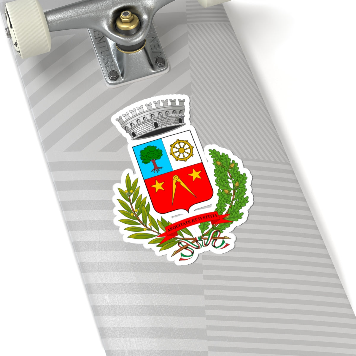 Barasso-Stemma (Italy) (Coat of Arms) STICKER Vinyl Kiss-Cut Decal