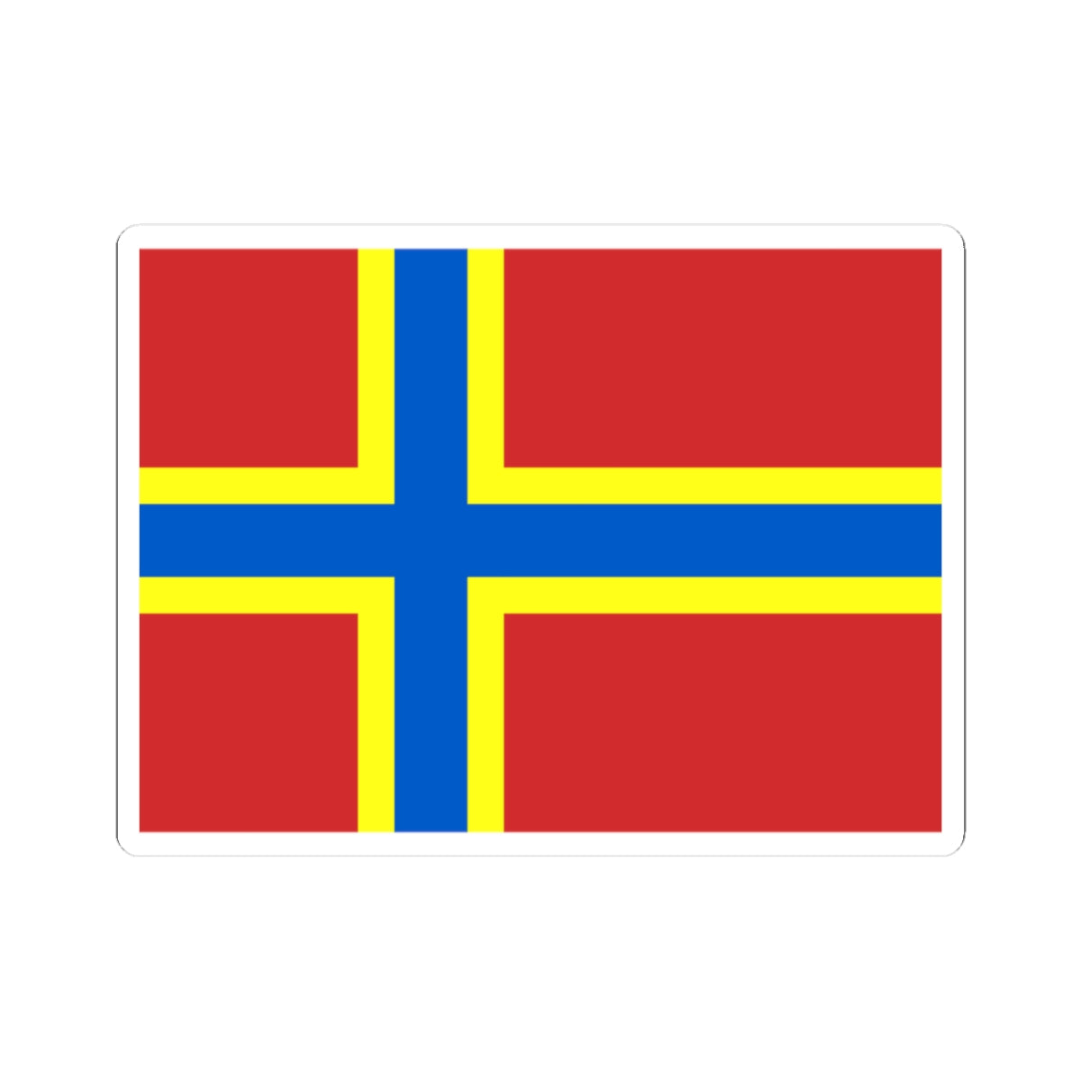 2007 Flag of Orkney (Scotland) STICKER Vinyl Kiss-Cut Decal