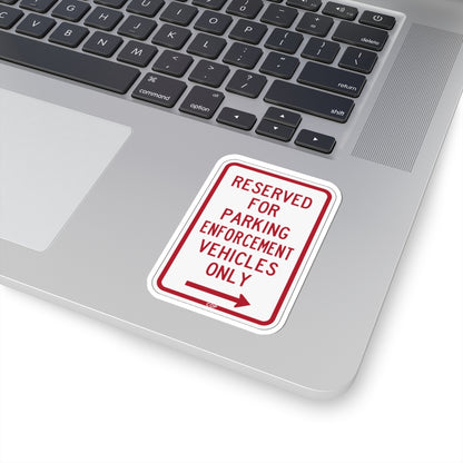 PBOT Road sign P4100R (Oregon) (Road Sign) STICKER Vinyl Kiss-Cut Decal