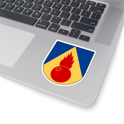 Artilleriregementet 911. kompaniet vapen (Sweden) (Coat of Arms) STICKER Vinyl Kiss-Cut Decal