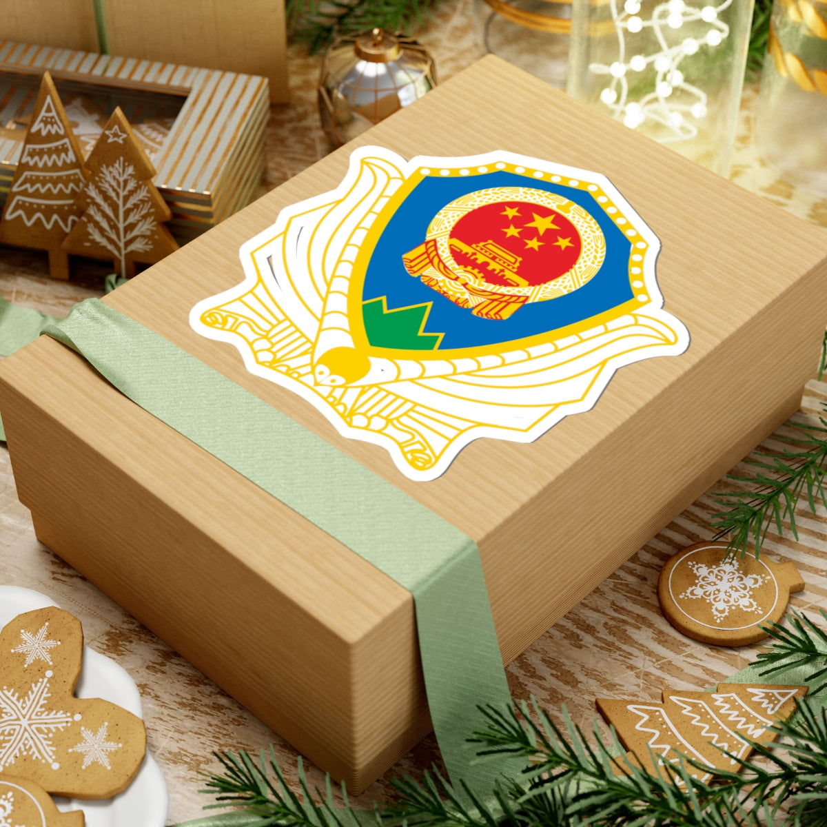 State Forestry Administration of P.R.China badge (China) (Coat of Arms) STICKER Vinyl Kiss-Cut Decal