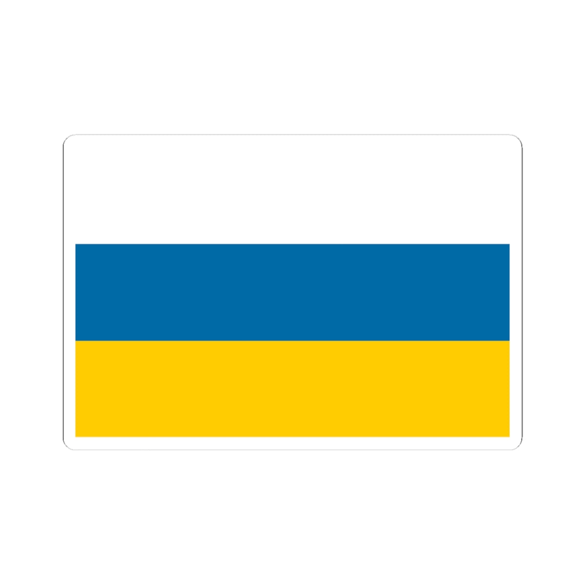 Flag of Tornedalians (Finland) STICKER Vinyl Kiss-Cut Decal