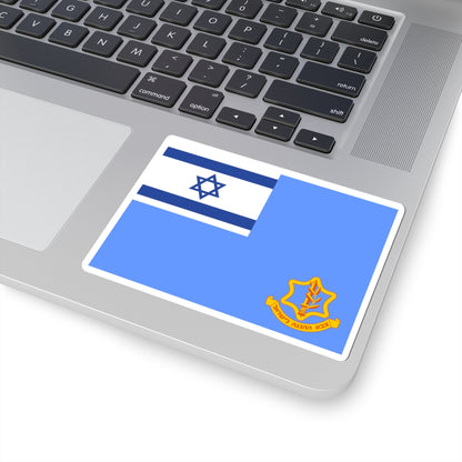 Flag of the Israel Defense Forces (Israel) STICKER Vinyl Kiss-Cut Decal