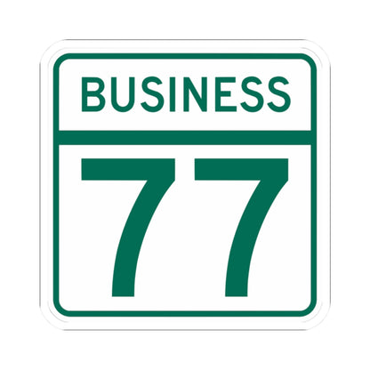 MD Route 77 Business (Maryland) (Road Sign) STICKER Vinyl Kiss-Cut Decal