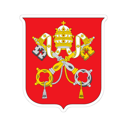 Coat of arms of Vatican City State - STICKER Vinyl Kiss-Cut Decal