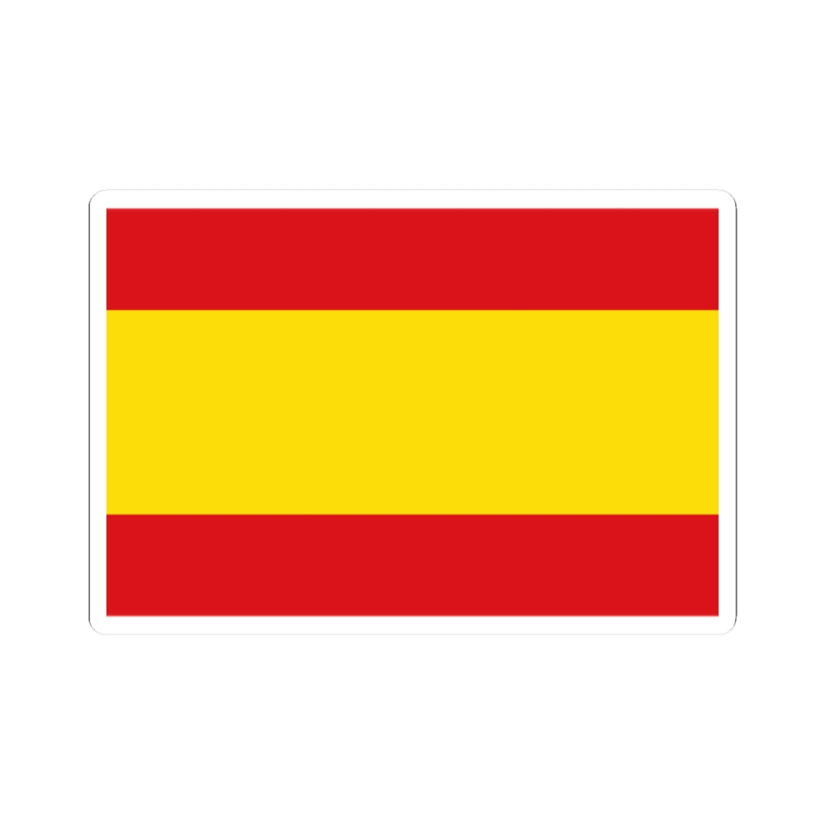 Flag of Spain Civil alternate colours (Spain) STICKER Vinyl Kiss-Cut Decal