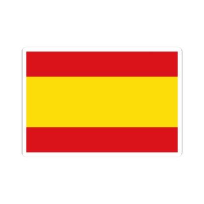Flag of Spain Civil alternate colours (Spain) STICKER Vinyl Kiss-Cut Decal