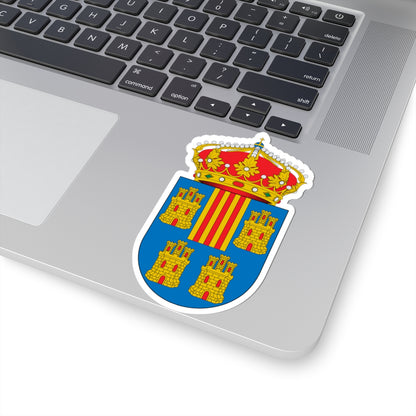 Escudo de Lascuarre (Spain) (Coat of Arms) STICKER Vinyl Kiss-Cut Decal