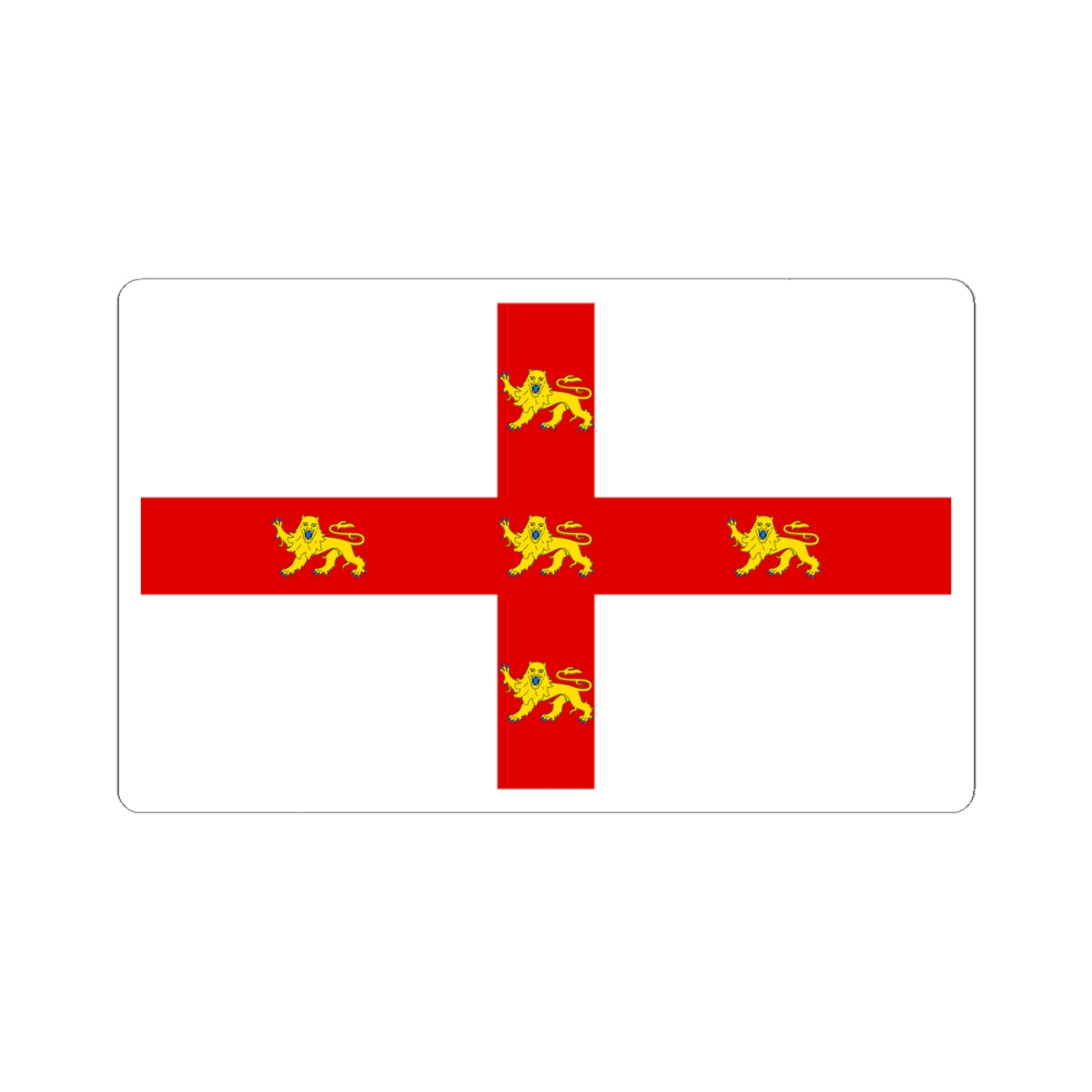 Flag of York (England) STICKER Vinyl Kiss-Cut Decal