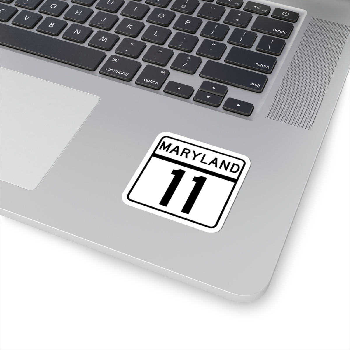 MD Route 11 (Maryland) (Road Sign) STICKER Vinyl Kiss-Cut Decal