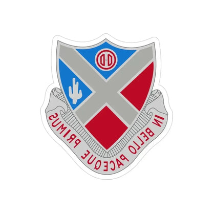 179th Air Defense Artillery Regiment (U.S. Army) REVERSE PRINT Transparent Die-Cut STICKER 3 Inch Die-Cut Transparent - The Sticker Space