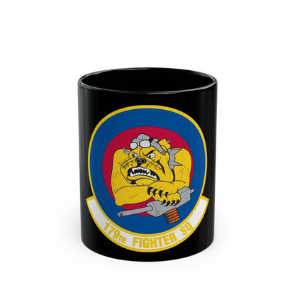 179th Fighter Squadron (U.S. Air Force) Black Coffee Mug-11oz-The Sticker Space