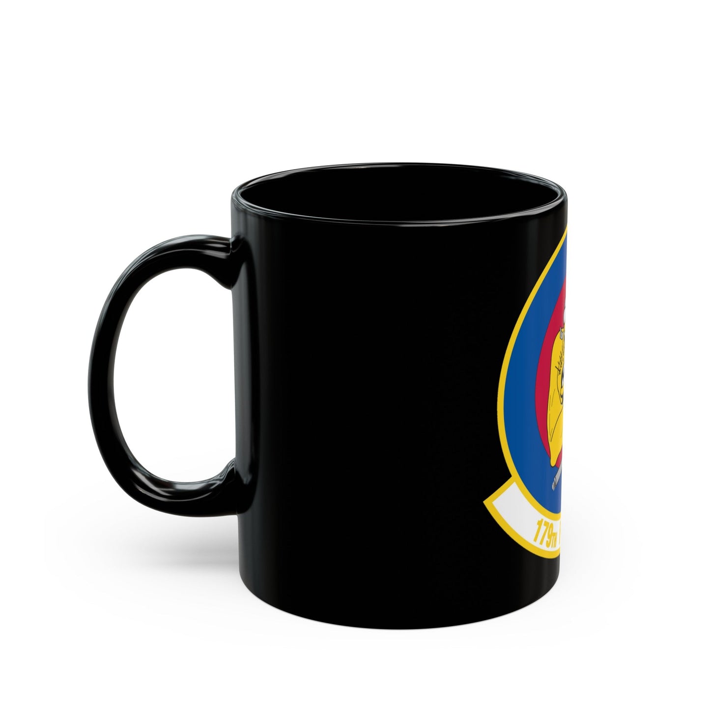 179th Fighter Squadron (U.S. Air Force) Black Coffee Mug-The Sticker Space