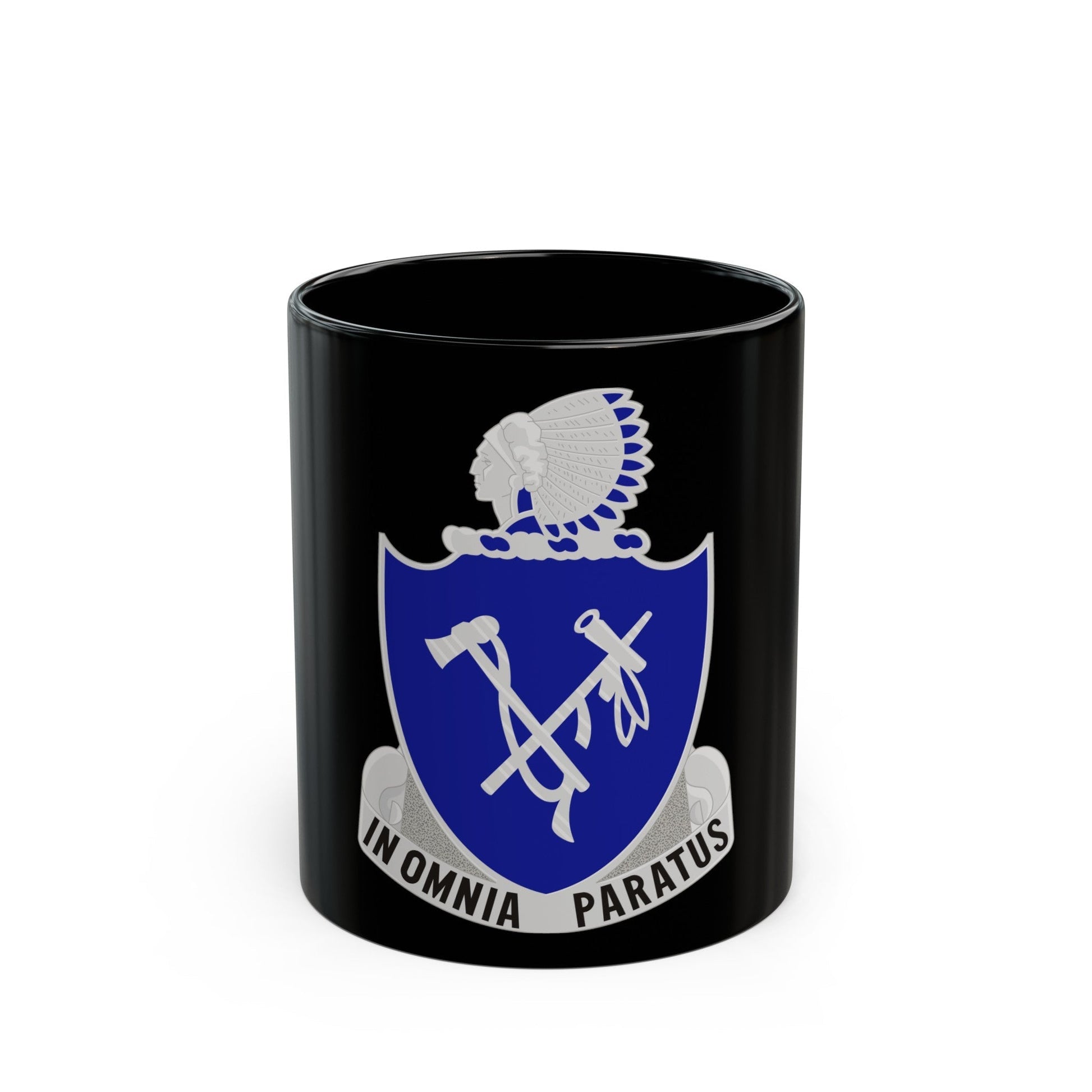 179th Infantry Regiment (U.S. Army) Black Coffee Mug-11oz-The Sticker Space