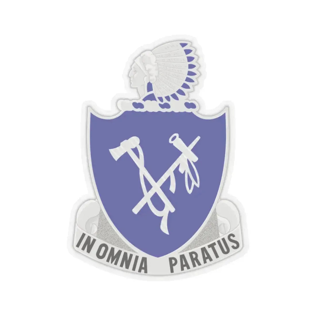 179th Infantry Regiment (U.S. Army) STICKER Vinyl Kiss-Cut Decal 2 Inch Transparent - The Sticker Space