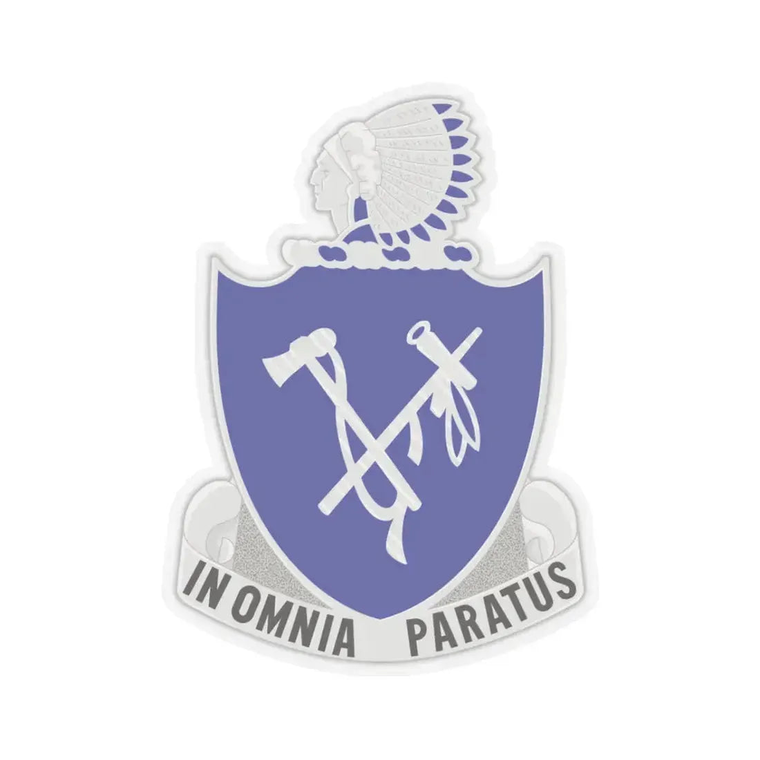 179th Infantry Regiment (U.S. Army) STICKER Vinyl Kiss-Cut Decal 3 Inch Transparent - The Sticker Space