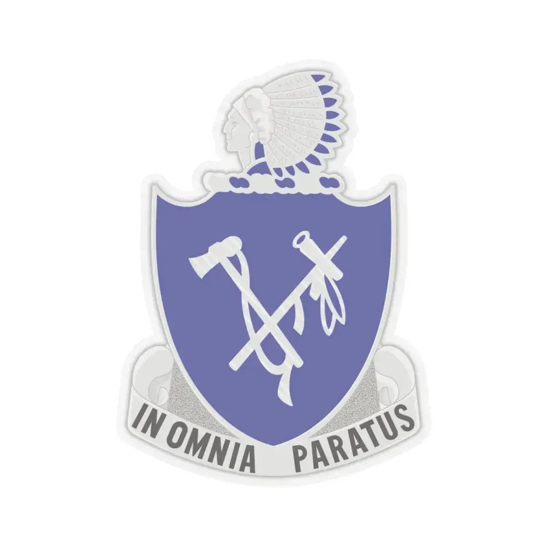 179th Infantry Regiment (U.S. Army) STICKER Vinyl Kiss-Cut Decal 4 Inch Transparent - The Sticker Space