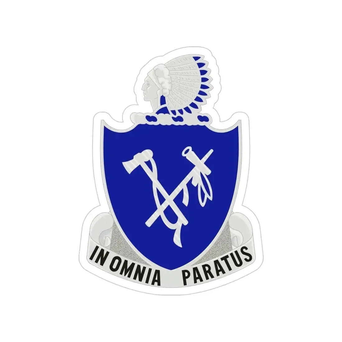 179th Infantry Regiment (U.S. Army) Transparent STICKER Die-Cut Vinyl Decal 4 Inch - The Sticker Space