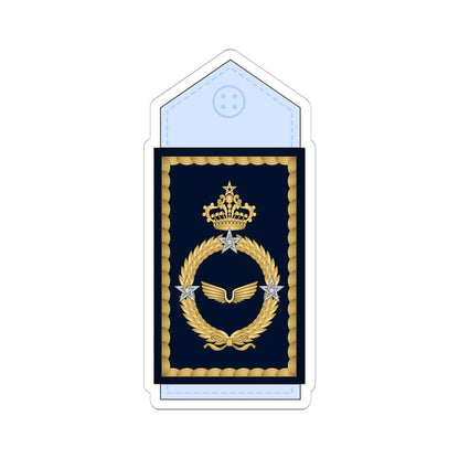 17.Moroccan Air Force MG (Morocco) (Military Rank) STICKER Vinyl Kiss-Cut Decal 6 Inch White - The Sticker Space