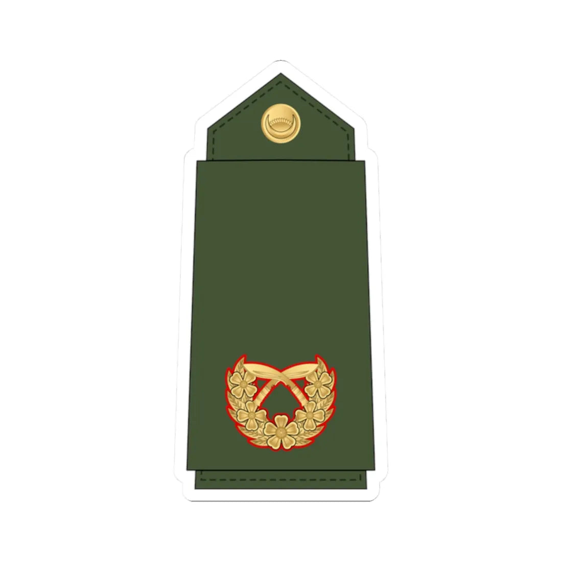 17.Nepalese Army BG (Nepal) (Military Rank) STICKER Vinyl Kiss-Cut Decal 2 Inch White - The Sticker Space