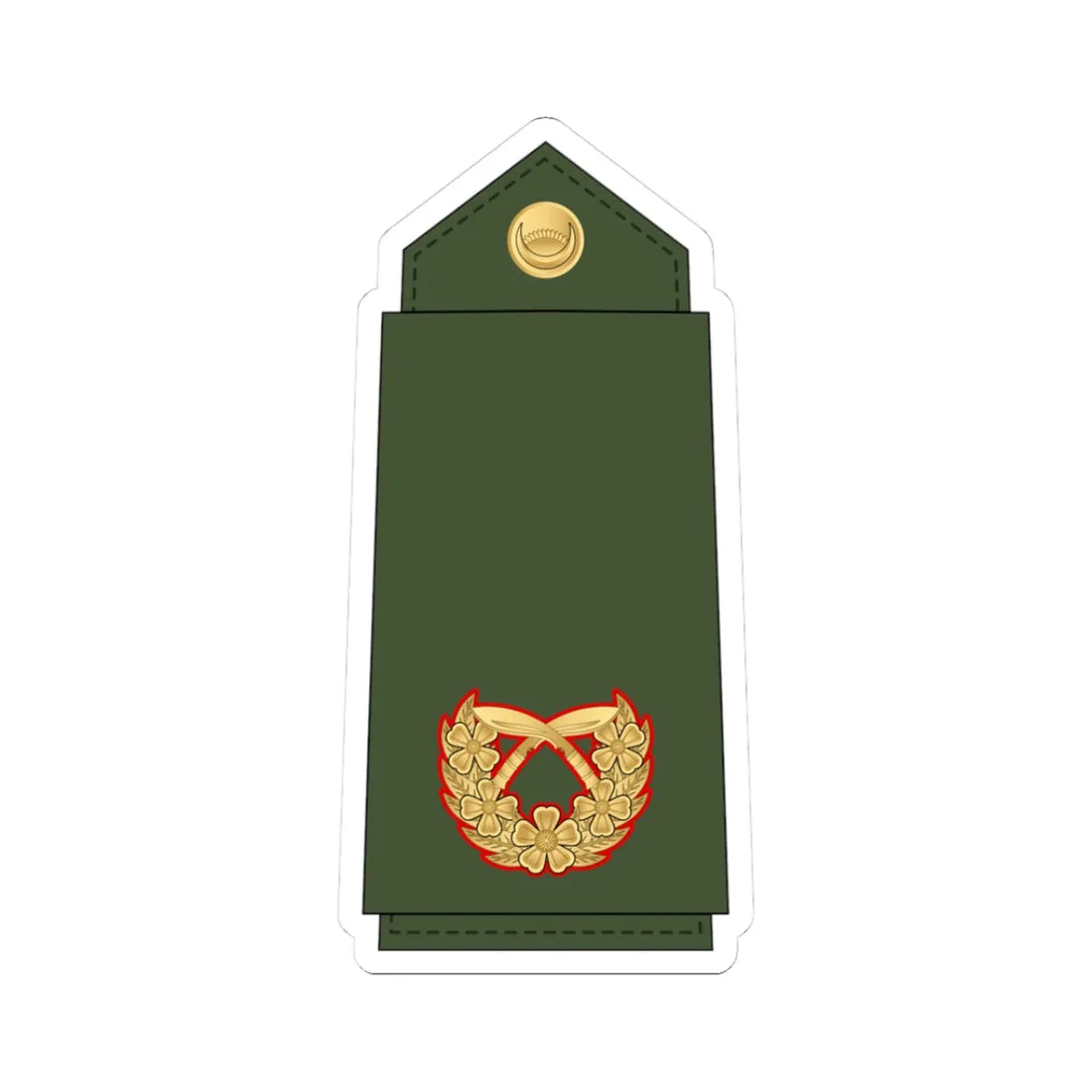 17.Nepalese Army BG (Nepal) (Military Rank) STICKER Vinyl Kiss-Cut Decal 3 Inch White - The Sticker Space