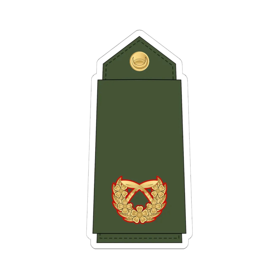 17.Nepalese Army BG (Nepal) (Military Rank) STICKER Vinyl Kiss-Cut Decal 6 Inch White - The Sticker Space