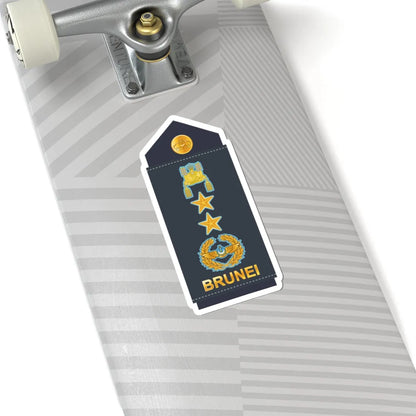 17.RBrAF MG (Brunei) (Military Rank) STICKER Vinyl Kiss-Cut Decal - The Sticker Space