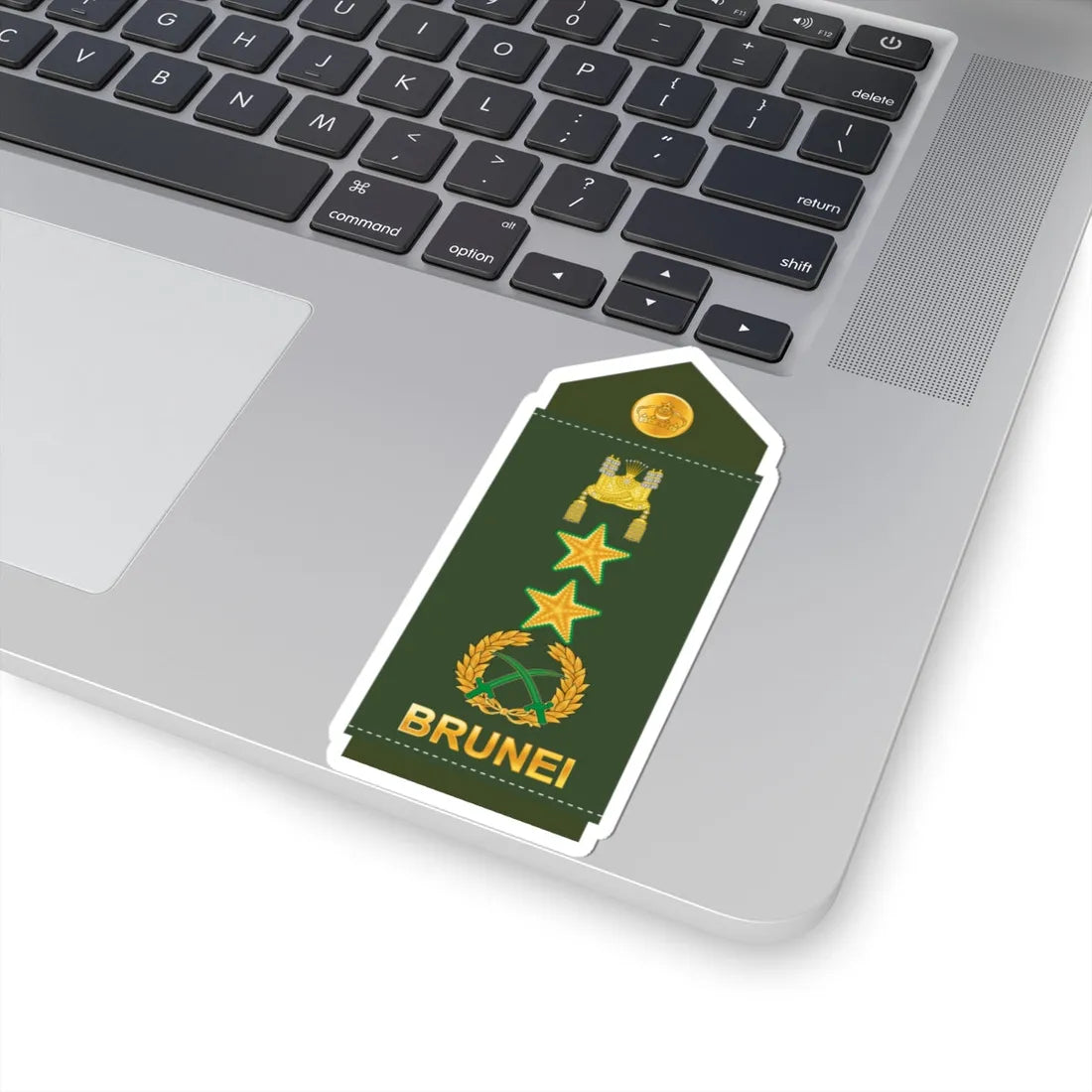 17.RBrLF MG (Brunei) (Military Rank) STICKER Vinyl Kiss-Cut Decal - The Sticker Space