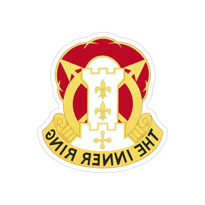 17th Artillery Group (U.S. Army) REVERSE PRINT Transparent Die-Cut STICKER - The Sticker Space